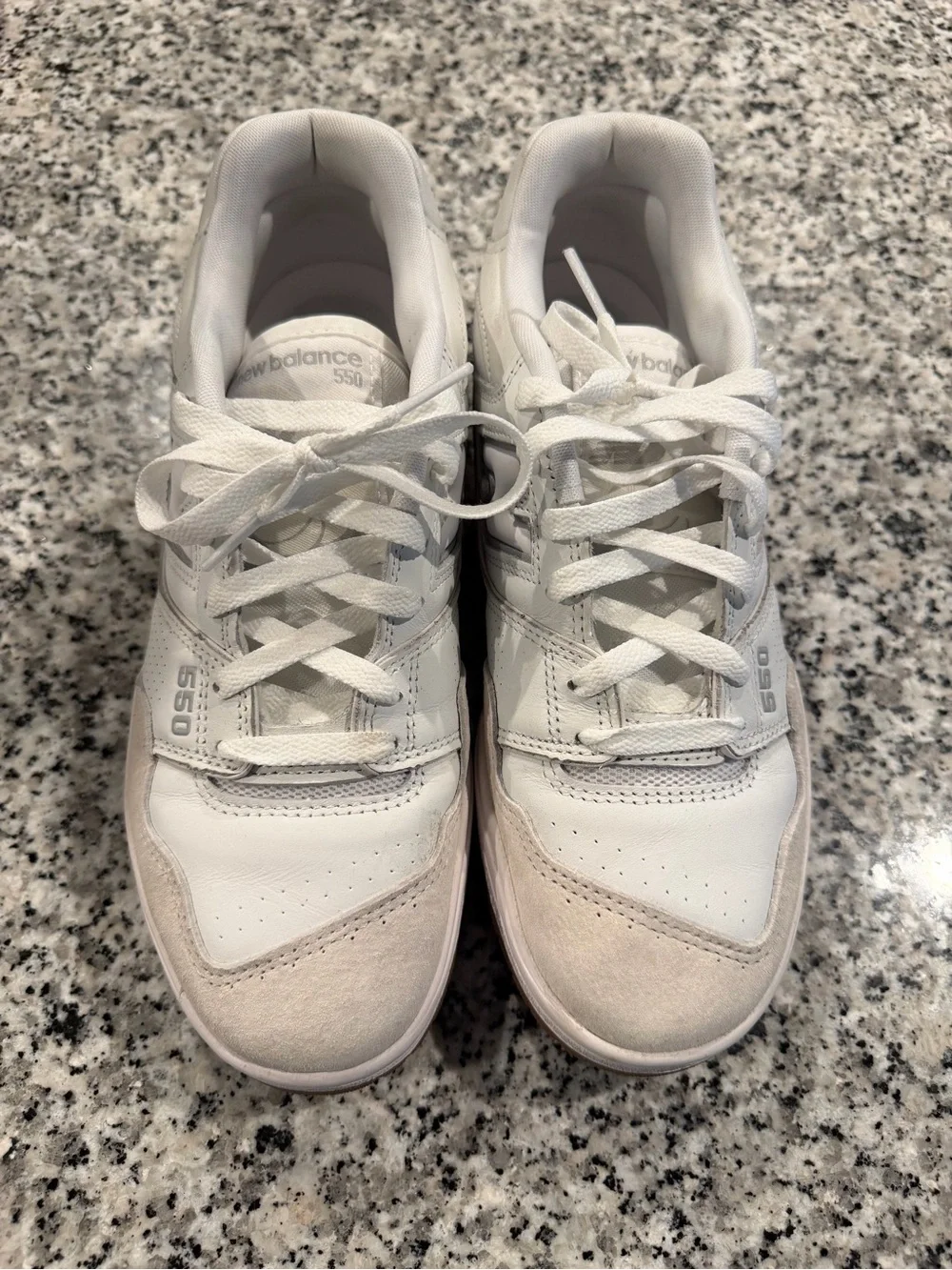 New Balance 550 Men’s Sneakers in White and Gum